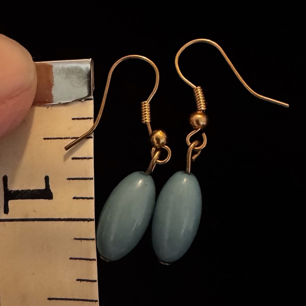 Elegant Aqua Beaded Necklace/Earring Set - Picture 6 of 6